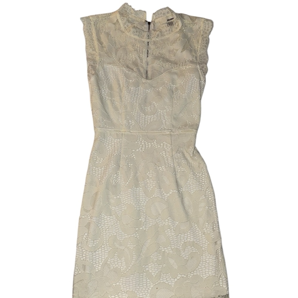 Elegant Cream Lace Dress size xs